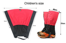 1 Pair waterproof outdoor tools Hiking Walking Climbing snow legging adult gaiters