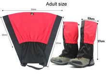 1 Pair waterproof outdoor tools Hiking Walking Climbing snow legging adult gaiters