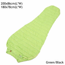 Aegismax Ultralight Lengthened Mummy Sleeping Bag White Goose Down Outdoor