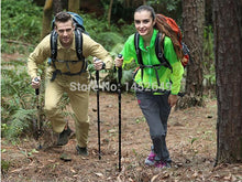 Straight Grip Handle outdoor trekking 3 joint hiking pole aluminum