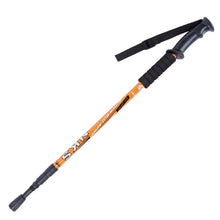 Straight Grip Handle outdoor trekking 3 joint hiking pole aluminum