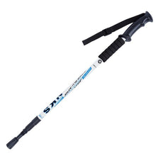 Straight Grip Handle outdoor trekking 3 joint hiking pole aluminum