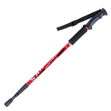 Straight Grip Handle outdoor trekking 3 joint hiking pole aluminum