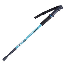 Straight Grip Handle outdoor trekking 3 joint hiking pole aluminum