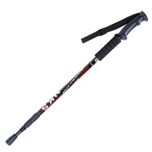 Straight Grip Handle outdoor trekking 3 joint hiking pole aluminum