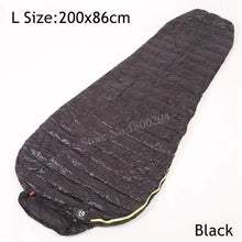 Aegismax Ultralight Lengthened Mummy Sleeping Bag White Goose Down Outdoor
