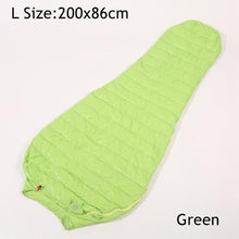 Aegismax Ultralight Lengthened Mummy Sleeping Bag White Goose Down Outdoor