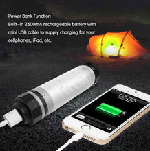 Portable IP68 Waterproof Rechargeable LED Tent Camping Light Multi-functional Outdoor