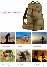 Outdoor Sport Large Capacity 60L Army Back pack