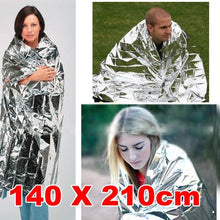 210cm x 140 cm Portable Waterproof Emergency Blanket Windproof