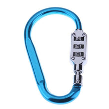 55MM Cap Metal Handy Helmet Lock Combination Outdoor Climbing Gear