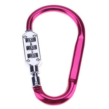 55MM Cap Metal Handy Helmet Lock Combination Outdoor Climbing Gear