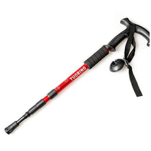 4-section Telescopic Extending Adjustable Trekking Poles Hiking Stick Walking