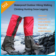 1 Pair waterproof outdoor tools Hiking Walking Climbing snow legging adult gaiters