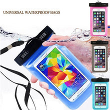 PVC Waterproof Diving Bag For Mobile Phones Underwater