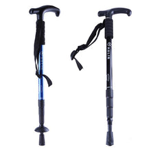 4-Section Outdoor Cane Walking Stick Aluminum