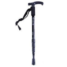 4-Section Outdoor Cane Walking Stick Aluminum