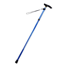 Outdoor Adjustable Aluminum Alloy Ultra-light Telescopic 4 Section  Walking Stick