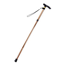 Outdoor Adjustable Aluminum Alloy Ultra-light Telescopic 4 Section  Walking Stick