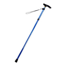 Outdoor Adjustable Aluminum Alloy Ultra-light Telescopic 4 Section  Walking Stick