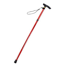 Outdoor Adjustable Aluminum Alloy Ultra-light Telescopic 4 Section  Walking Stick
