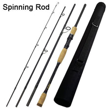 Carbon Fiber Spinning Baitcasting Fishing Rod