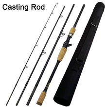 Carbon Fiber Spinning Baitcasting Fishing Rod