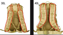 Waterproof Military 30L - 40L Outdoor Camping Backpack
